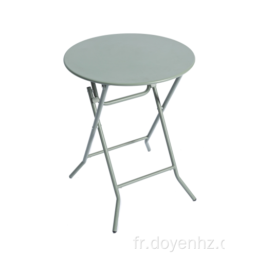 Table ronde pliante en métal 46cm